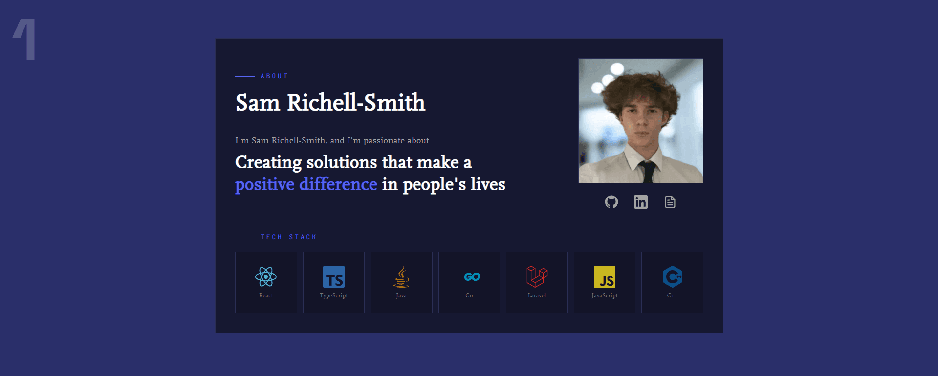 Sam Ritchell-Smith's website